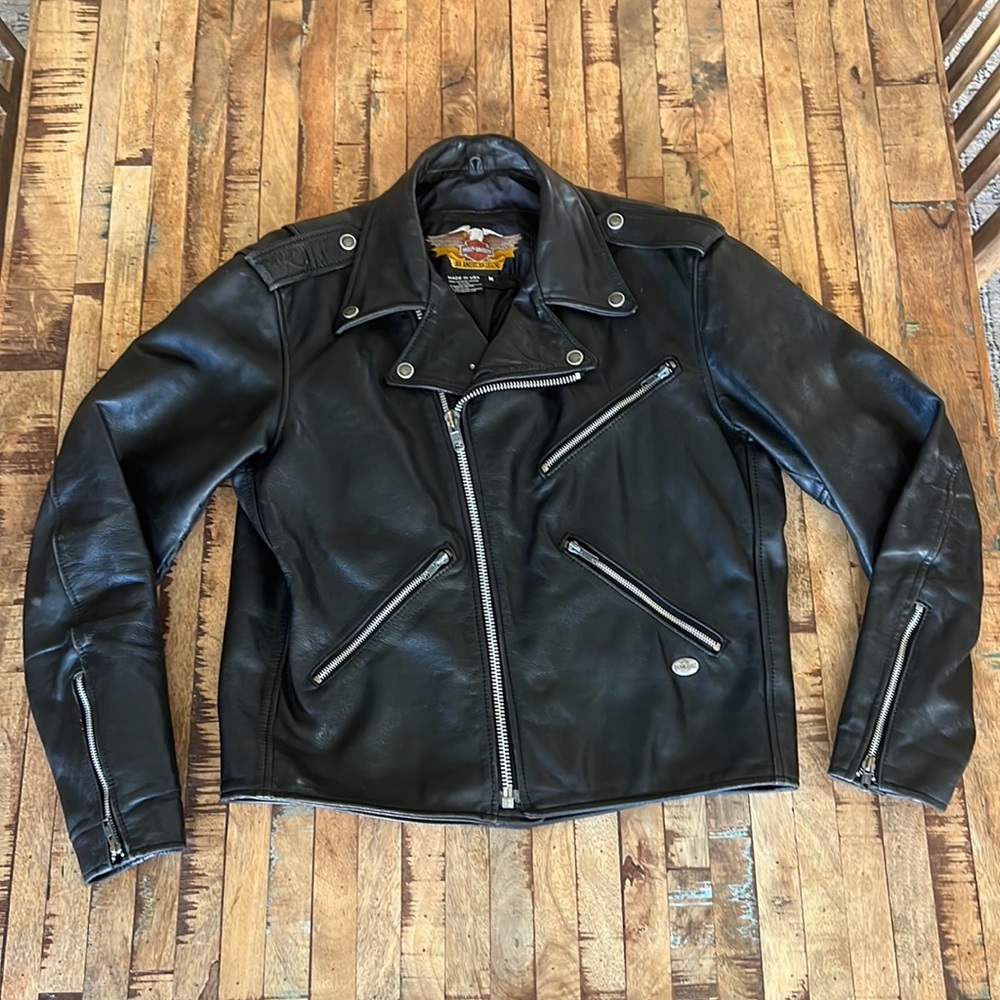 Harley Davidson Vintage Leather Jacket Men’s M